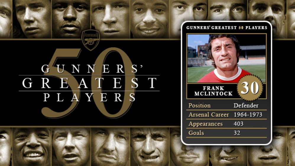 Greatest 50 Players - 30. Frank McLintock