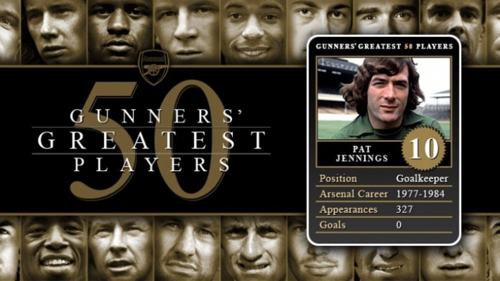 Greatest 50 Players 10 Pat Jennings