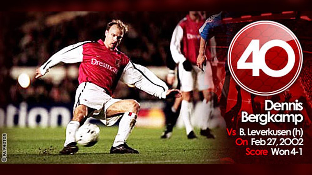 GGG40: Bergkamp v Bayer Leverkusen, 2002